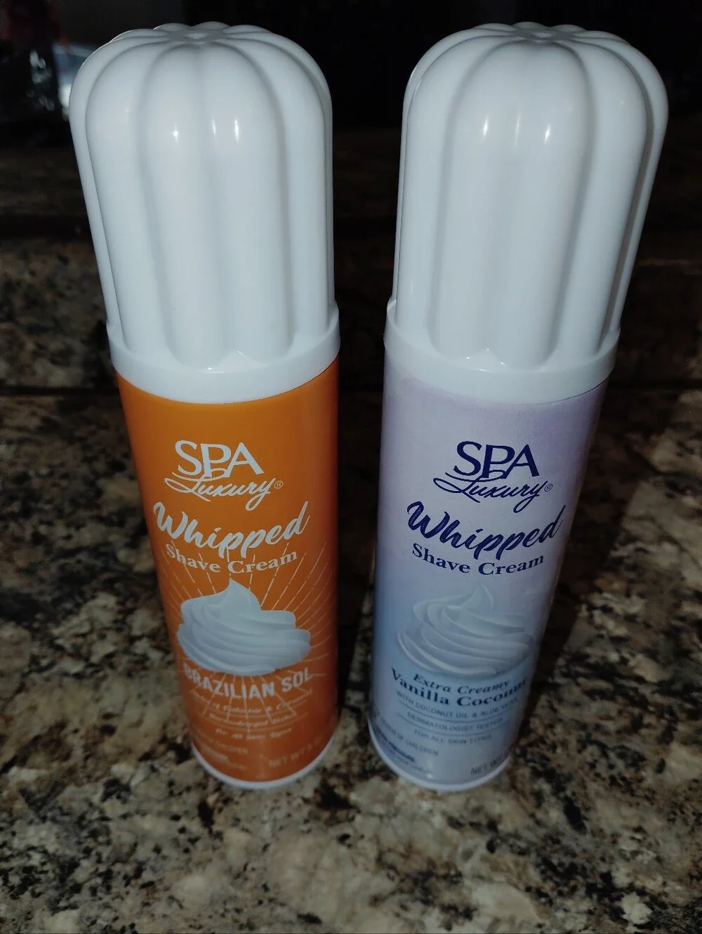 Spa luxury whipped shaving cream Brazilian sole and vanilla coconut brand new
